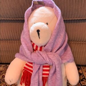 Cashmere Elegant triangle purple  Women's Scarf